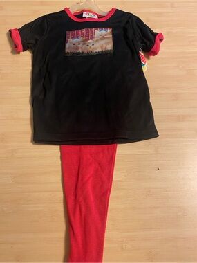 Zing 1990’s Vintage Cat 3D Lenticular Shirt Pink Pants kittens outfit girls 5